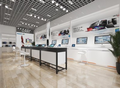 现代数码店3D模型下载